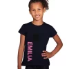 Pink Glitter Name T-Shirt