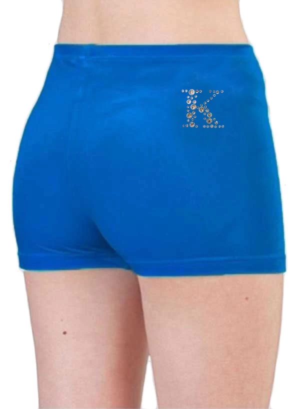 Gemstone Initial : Velour Shorts - Image 5