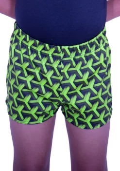 Geo Lime Boys Training Shorts