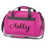 Personalised Pink Holdall Kit Bag