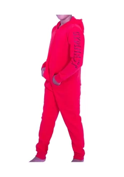 Red Onesie With Gymnast Print
