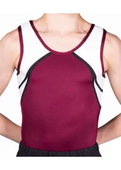 QUINN – BV256:- Boys Burgundy Gymnastics Leotard