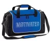 Royal Blue Holdall With MOTIVATION Print