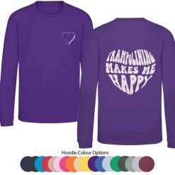 Trampolining Jumper:- Trampolinist Slogan Sweatshirt