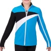TS20 Blue Tracksuit Jacket: In Turquoise, White And Black