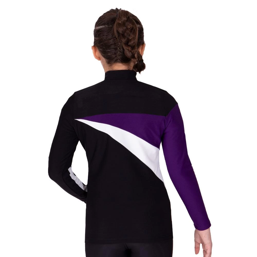 TS20 Black Tracksuit Womens: In Black, Purple And White - Image 4