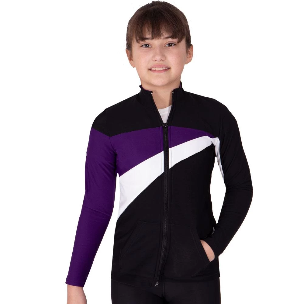 TS20 Black Tracksuit Womens: In Black, Purple And White - Image 2