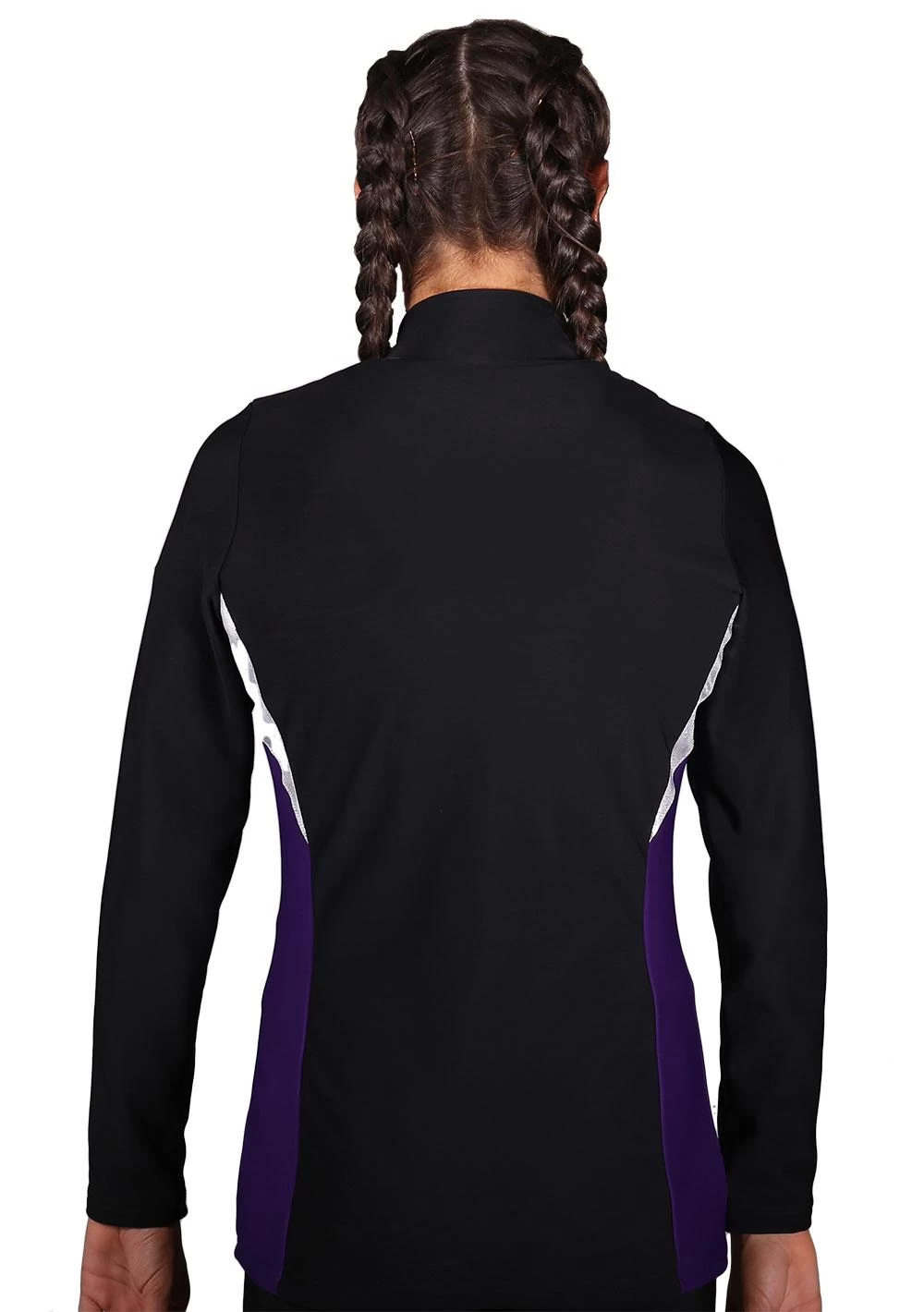 TS64 Black And Purple Tracksuit Jacket: In Black And Purple - Image 2