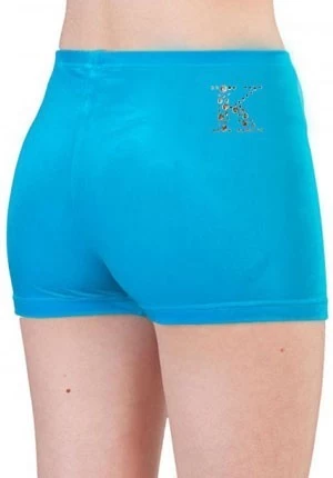 Gemstone Initial : Velour Shorts - Image 4