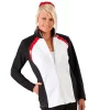 TS44 Tracksuit Jacket: In Black White And Red