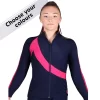 TS65 Navy And Pink Jacket: In Navy And Pink Microtex