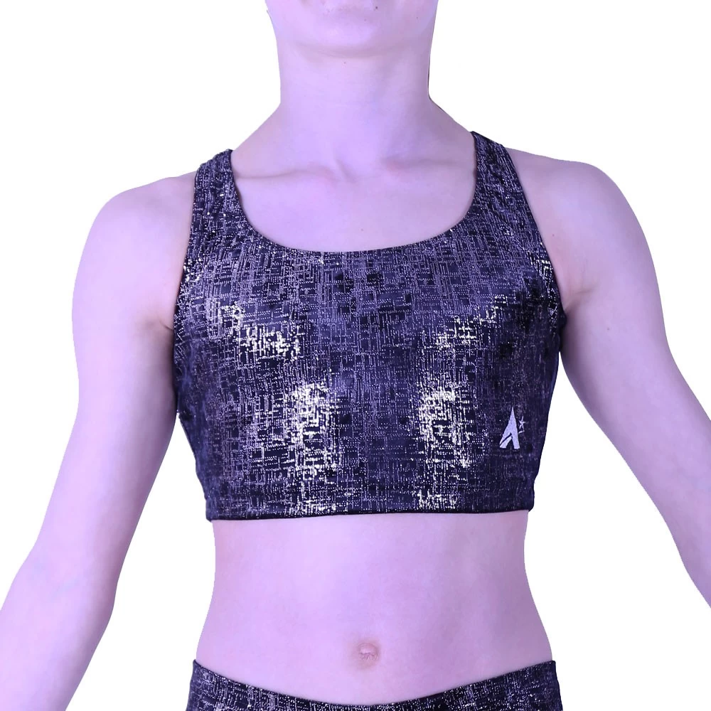 MATRIX – Crop Top In Matrix Velour