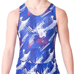 CHEVRON :- Boys Leotard In Chevron