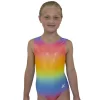 SP- S127:- Girls Rainbow Leotard