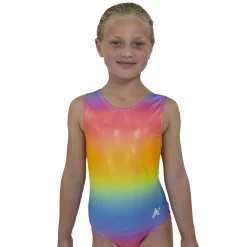 SP- S127:- Girls Rainbow Leotard