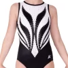 REMI Z691 :- Girls Black And White Leotard