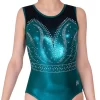 GIANNA Z685:- Girls Leotard In Teal
