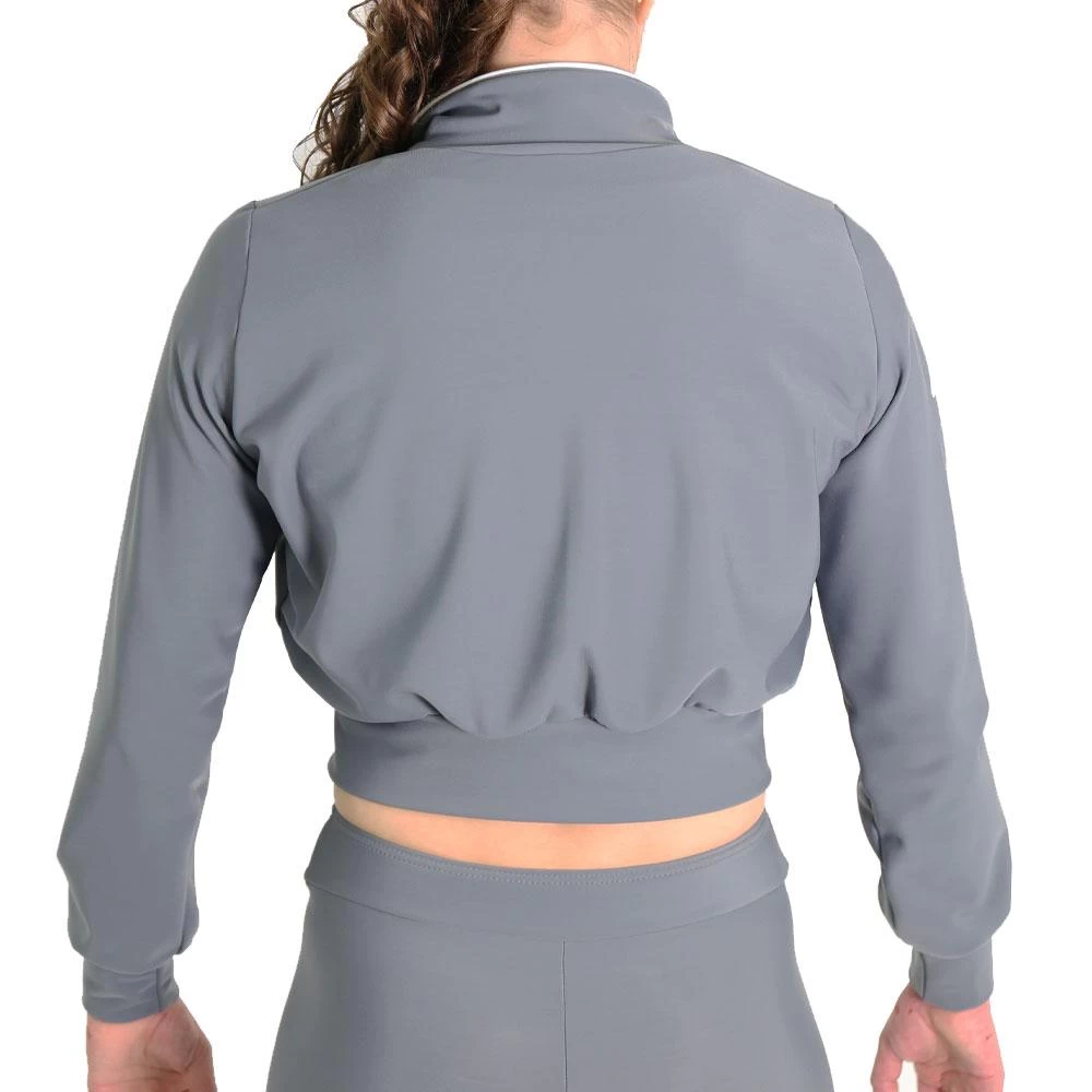 TS83C: Grey Cropped Jacket - Image 4