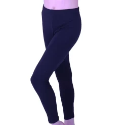 Full Length Leggings – Black Shiny Lycra Leggings