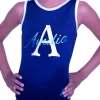 NAMED LEOTARD – P30:- Personalised Navy Lycra Leotard