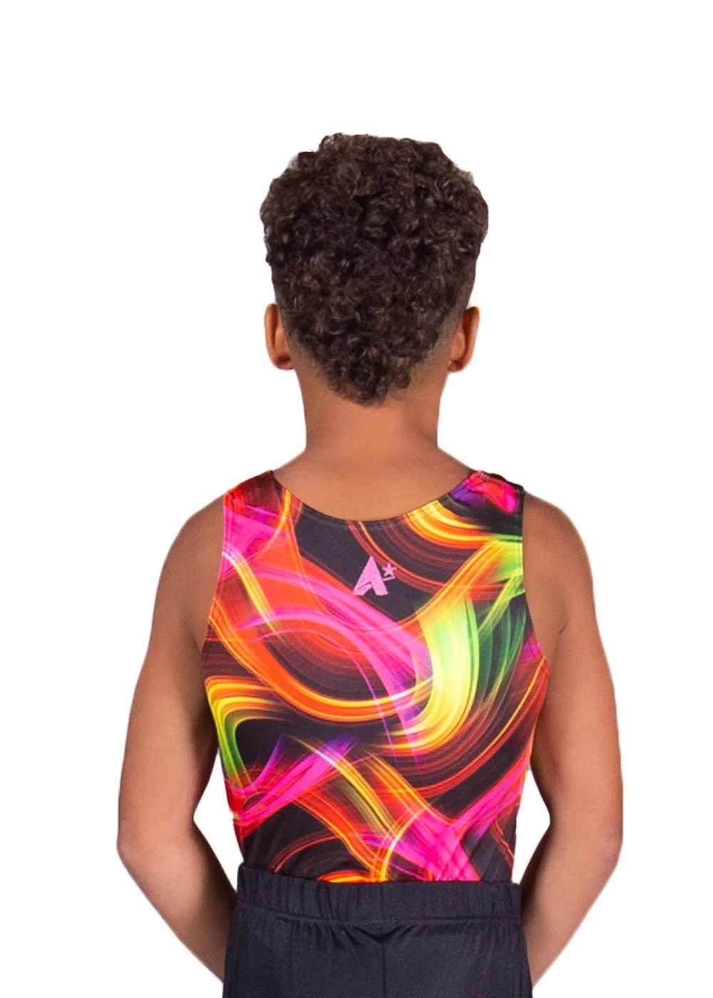 Neon Lights BV-L129:- Boys Bright Patterned Leotard - Image 3