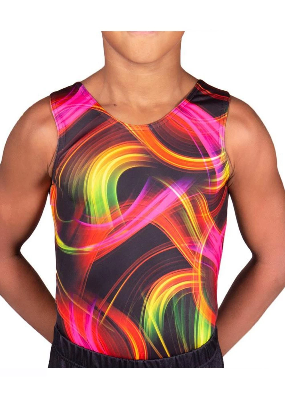 Neon Lights BV-L129:- Boys Bright Patterned Leotard