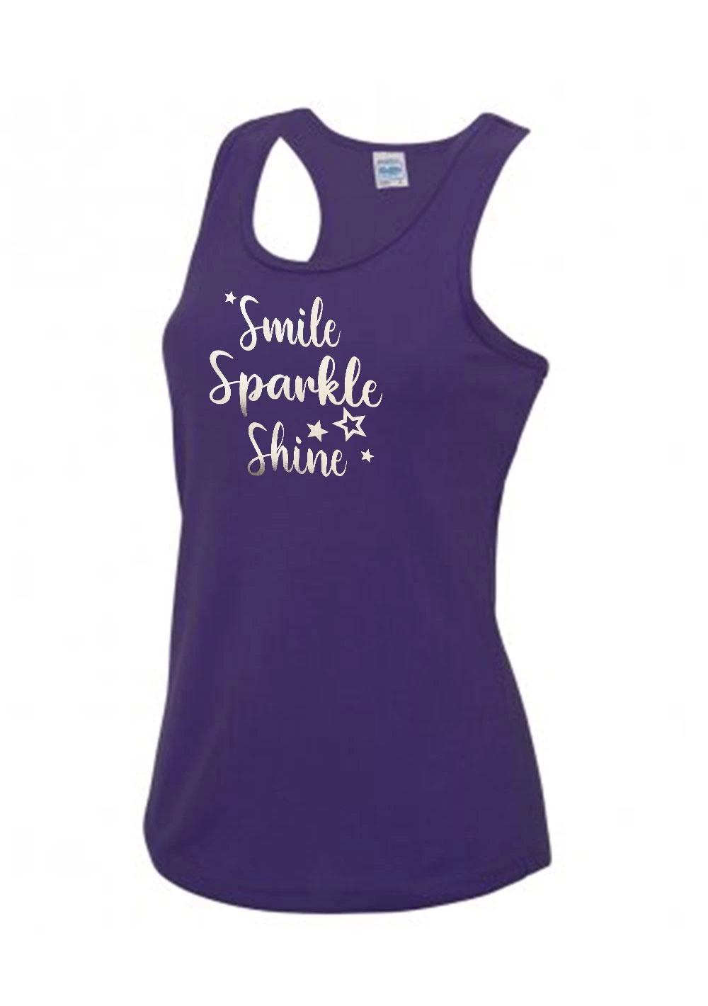 Ladies/Girls Cool-tex Vest With Sparkle Print