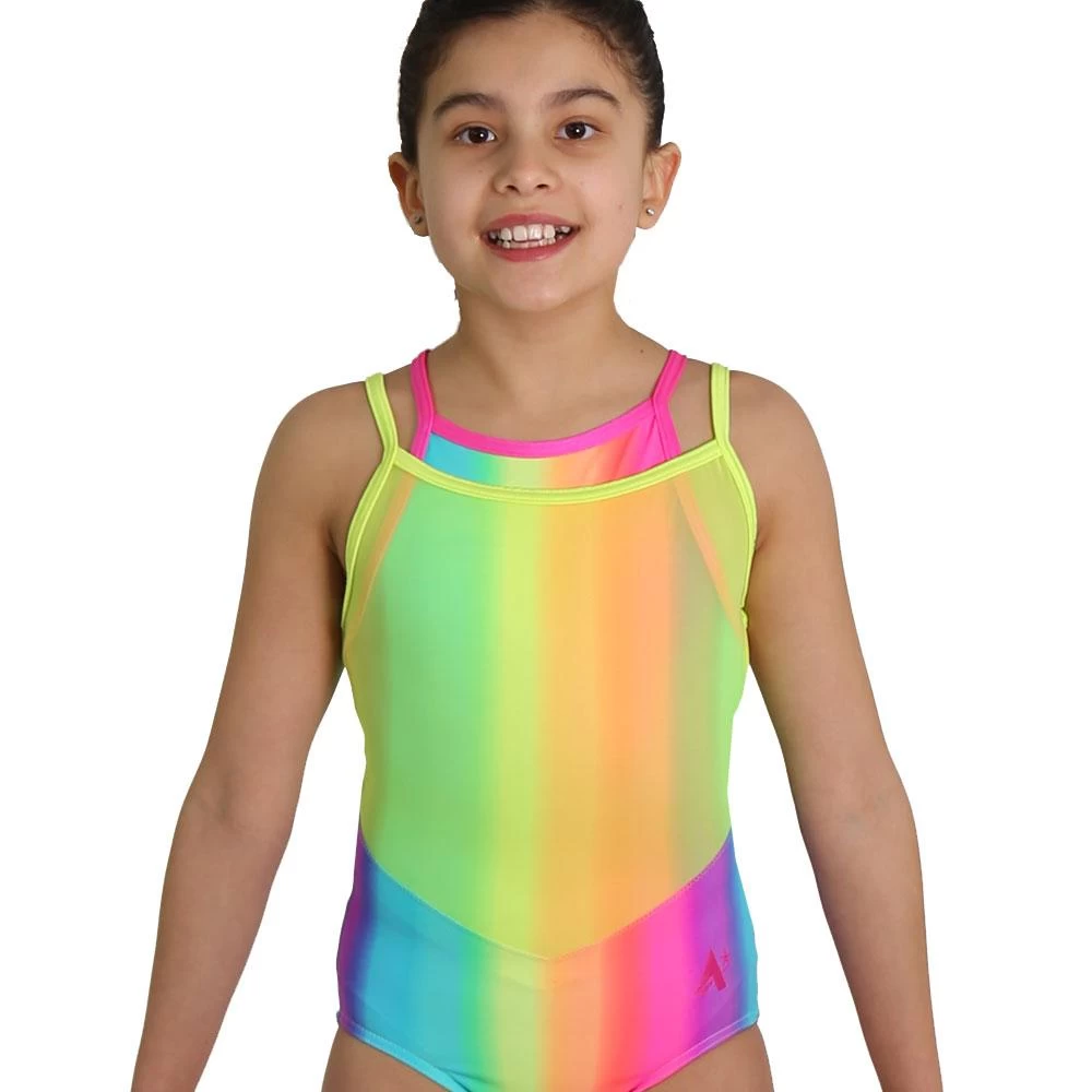 NALA – Z640:- Sleeveless Rainbow Leotard - Image 4