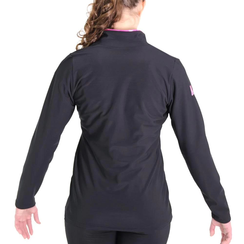 TS84 Black Girls Tracksuit Jacket With Lipstick Shimmer Detail - Image 6